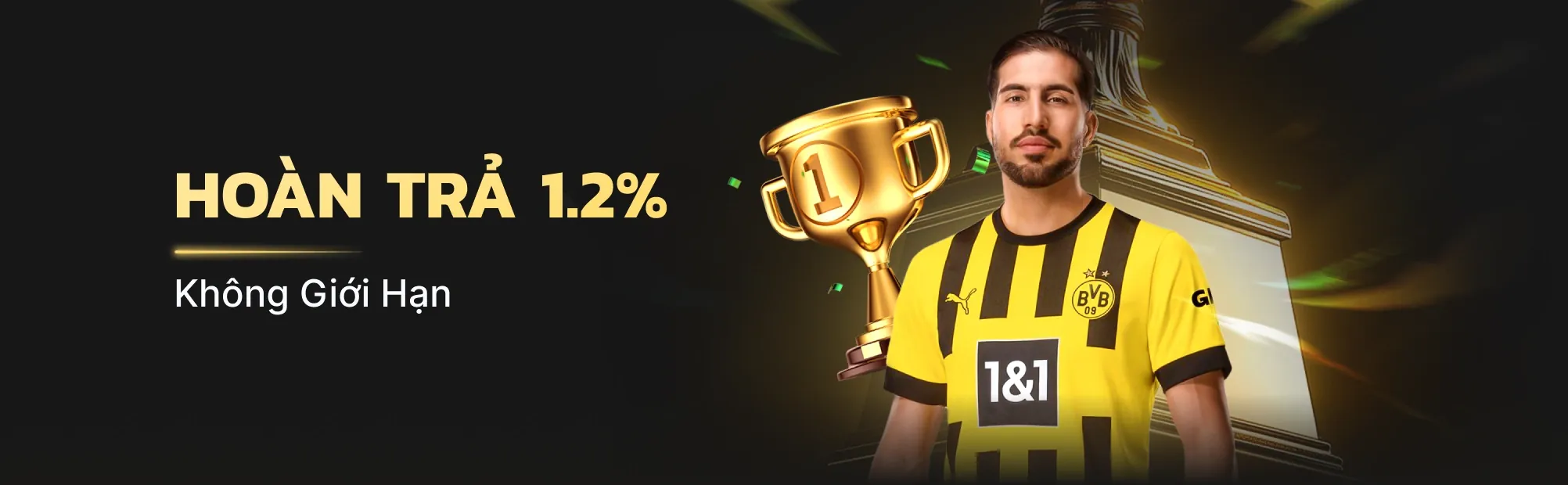 Sân tennis với người chơi đang giao bóng và biểu tượng cá cược zalv 777